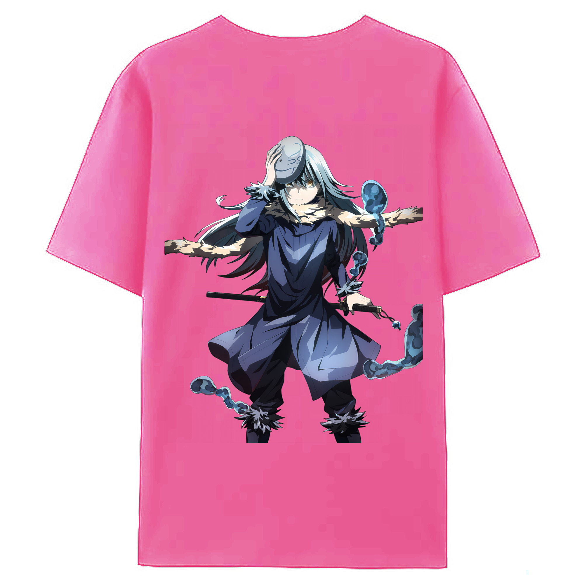 （画像用） 転スラ Regarding Reincarnated to Slime レディース半袖Tシャツ(バックプリント)